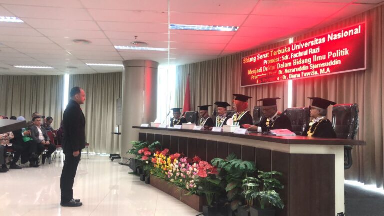 Raih Gelar Doktor Politik, Fachrul Razi Ungkap Potensi Konflik di Aceh Tetap Tinggi*