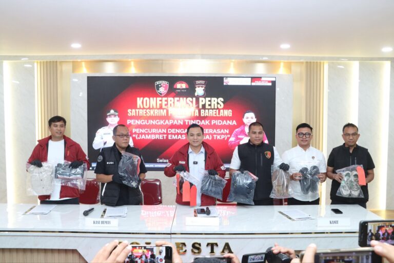 Pelaku Jambret Spesialis Perhiasan di Bengkong Diamankan Satreskrim Polresta Barelang