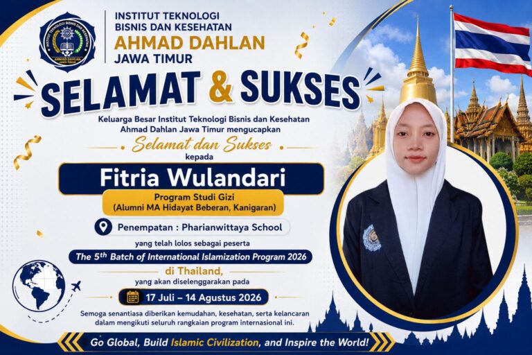 Empat Mahasiswa ITBKES Ahmad Dahlan Jawa Timur Lolos Program Internasional di Thailand, Siap Menjadi Duta Akademik Indonesia